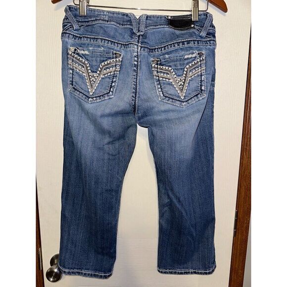 Vigoss The Chelsea Mid Rise Capri Jeans  Size 5 - Picture 2 of 15
